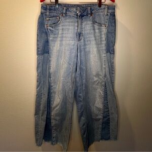 American Eagle Low Rise Baggy Wide Leg Jeans